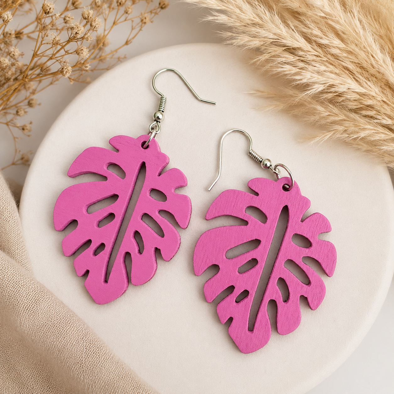 Boucles d’oreilles « Tropic’bois »
