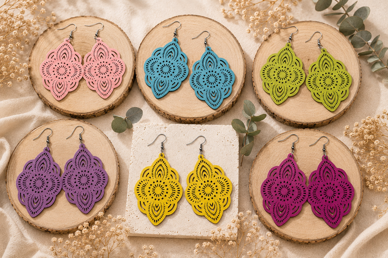 Boucles d’oreilles « collection Rosalie »