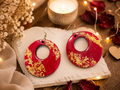 Boucles d’oreilles « Rubis d’or »