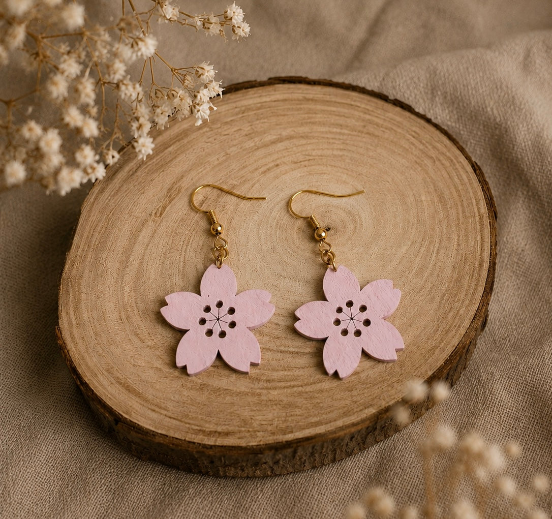 Boucles d’oreilles « Fleur de soleil »