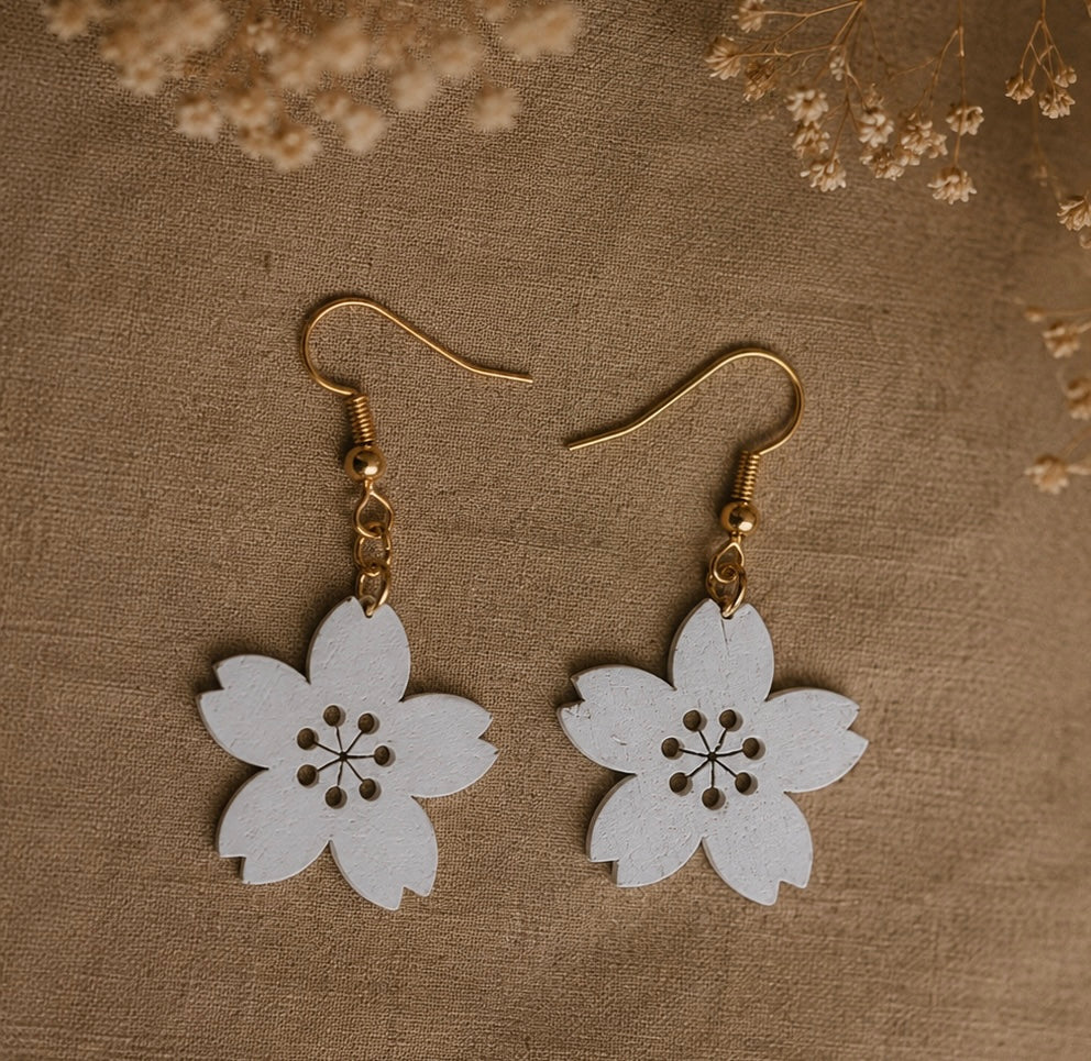 Boucles d’oreilles « Fleur de soleil »