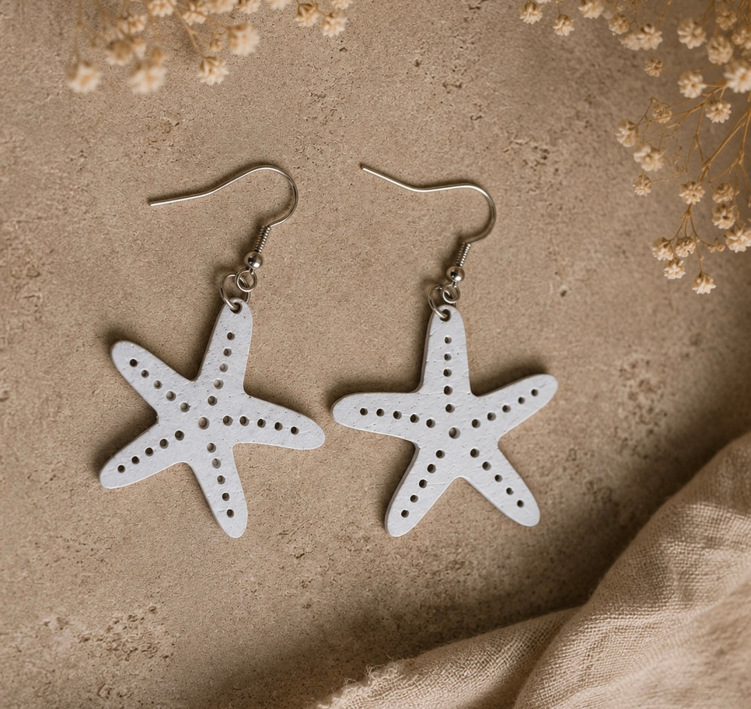 Boucles d’oreilles « Étoile de mer »