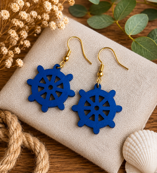 Boucles d’oreilles « Barre de gouvernail »